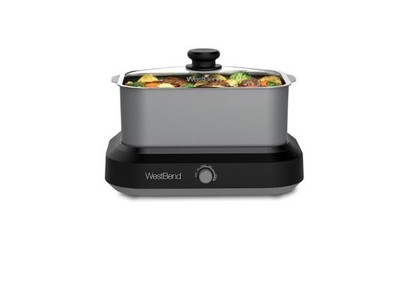 [BIG SALE] West Bend 5-Quart Medium Slow Cooker ( Gray )