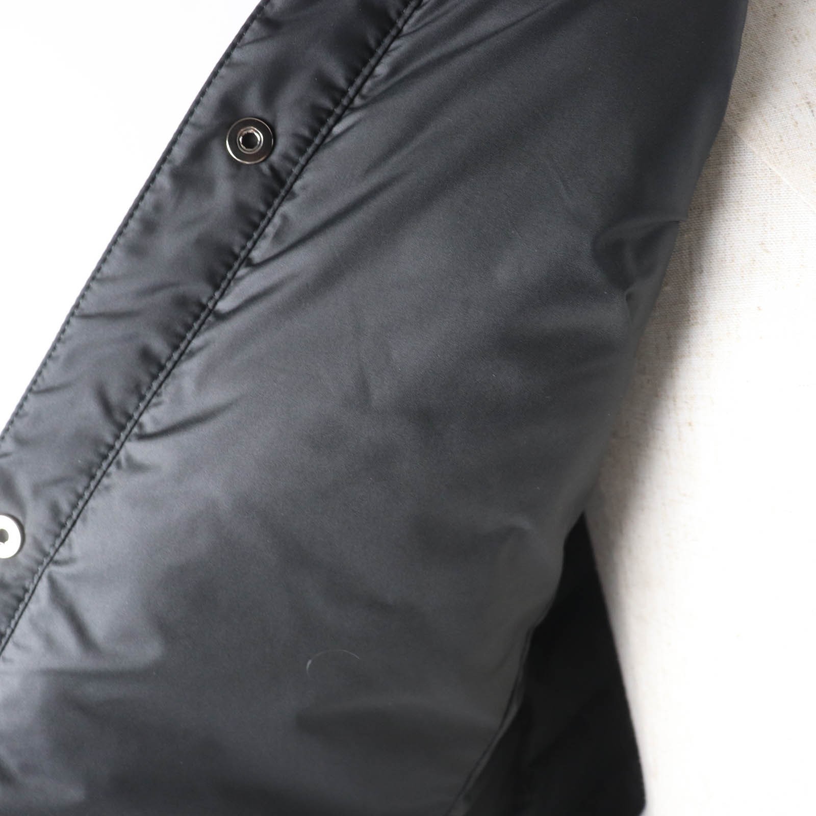 Pristine HERMES Down jacket Quilted overshirt  bl… - image 5