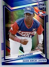 2022 Panini Elite Extra Edition ASPIRATIONS BLUE Baseball Card Pick From List