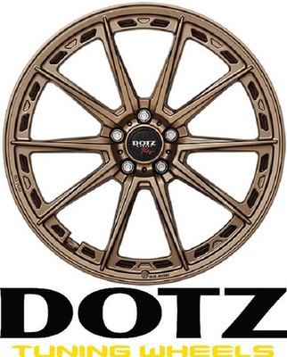4x Dotz Sonoma 9,5x19 5/120,0 ET40 Bronze matt