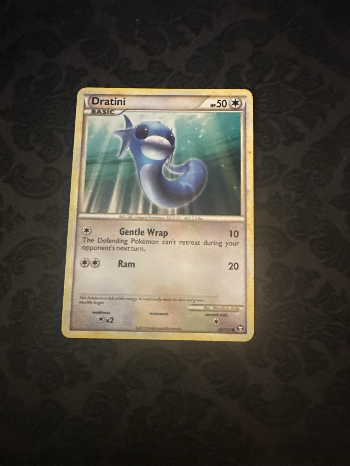 Pokemon TCG Dratini 62/102 HGSS Triumphant Common