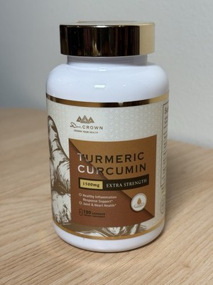 Dr. Crown Extra Strength Turmeric 1500mg 120 Capsules Joint Support