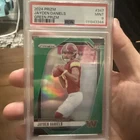 2024 Panini Prizm - Rookies Jayden Daniels #347 Green Prizm (RC) PSA 9