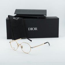 NEW Dior CD DIAMONDO R3U B300 Gold 50mm Eyeglasses