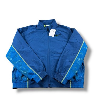 NWT $180 Nike SB x Ishod Wair Max Heritage Track Jacket Blue Neons