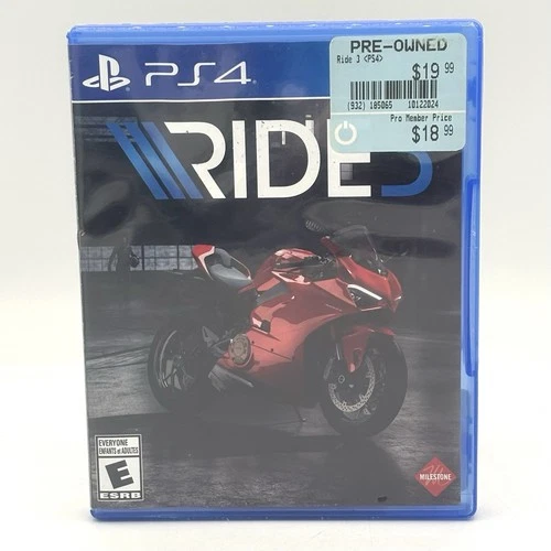 RIDE 3 (Sony PlayStation 4, PS4, 2018) No Manual - Clean Disc