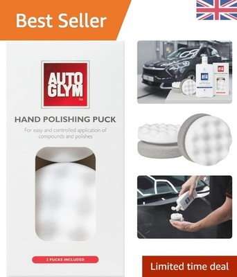 Müheloses Auto Detailing mit 2er Pack Handpolierpucks - Ideal für Polituren