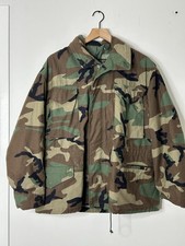M65 Coat COLD WEATHER FIELD WOODLAND CAMO Medium X-short 8415-01-099-8541 Army