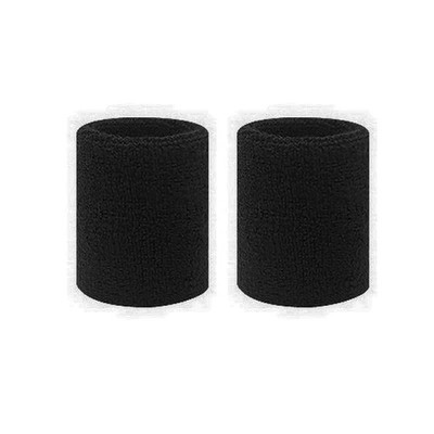 Athletic Wristbands Tennis Sweatband Gym Wrist Bands Support Sweat Wraps Pair