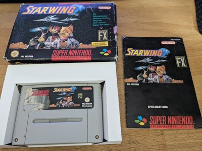 Starwing Super Nintendo SNES OVP PAL CIB Boxed #2