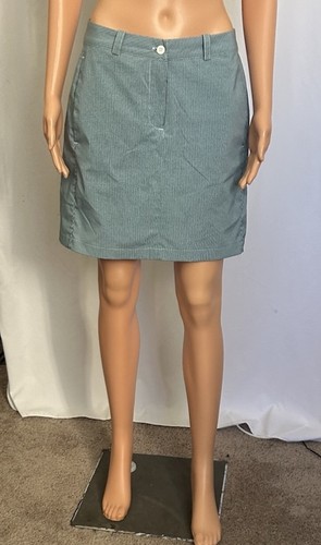 Maggie Lane Womens Skort Lined Skirt Green/White Checkered Size 6 NWOT