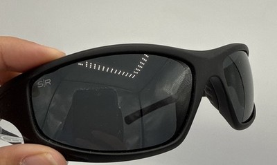 NOCHINOFR #1.GLOSS BLACK × CLEAR to GREY Shady Rays X Series X-1G Polarized Blackout Sunglasses NO BOX NEW