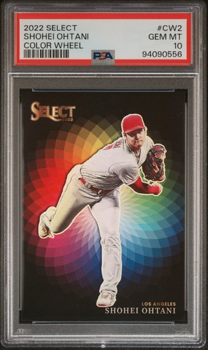 2022 Panini Select Color Wheel #CW2 Shohei Ohtani Angels