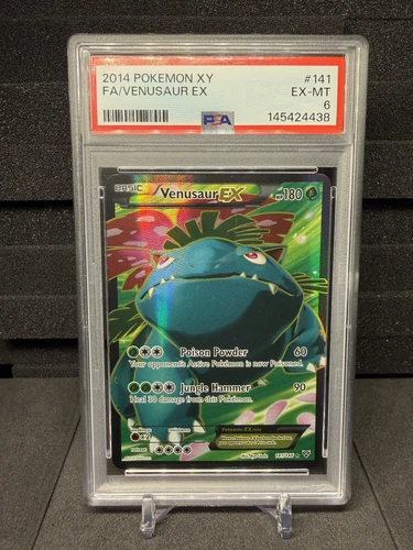 2014 | Pokémon XY | Venusaur EX Full Art | 141/146 | PSA 6