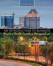An Introduction to Business: From a North Carolina Perspective by Devon Hall (En