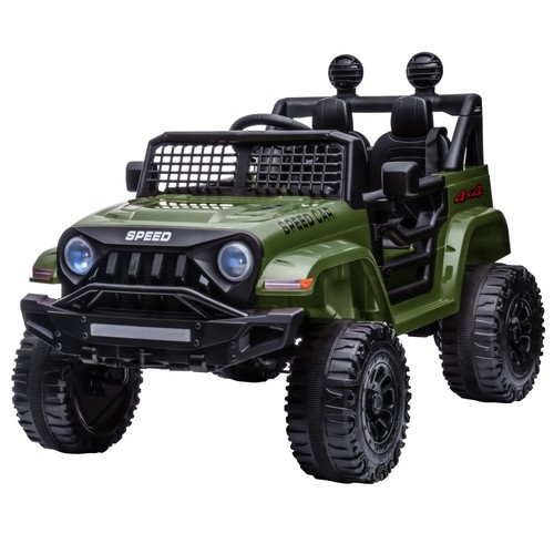 12V Kids Electric Car Ride on JEEP Toy Battery Power for Ages 2-8 w/ Remote LED