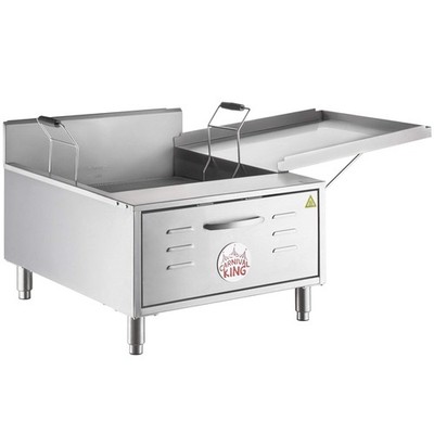 Carnival King 30 lb. Liquid Propane / Field Convertible Flat Bottom Countertop F
