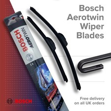 2x Wiper Blades (Pair) Bosch Aerotwin Front Set For BMW X3 E83 SUV