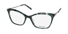 NEW VERA WANG VG09 GLASSES WOMENS FULL-RIM EM PLASTIC GREEN CAT EYE 53-17-140