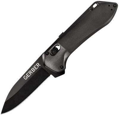 Gerber Highbrow Pivot Lock A/O Taschenmesser Black Edition
