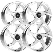 Set Of 4 Strada Sf69 Vino 20x9 5x1125x115 30mm Chrome Wheels Rims 20 Inch