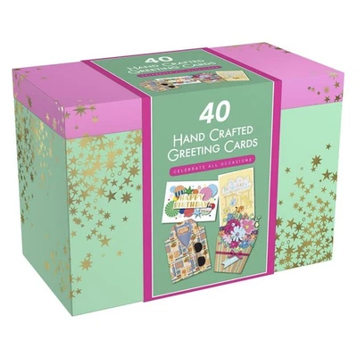 Collection De Cartes De Vœux Pour Toutes Occasions 40ct, Pliée Avec Enveloppe - Photo 1/4