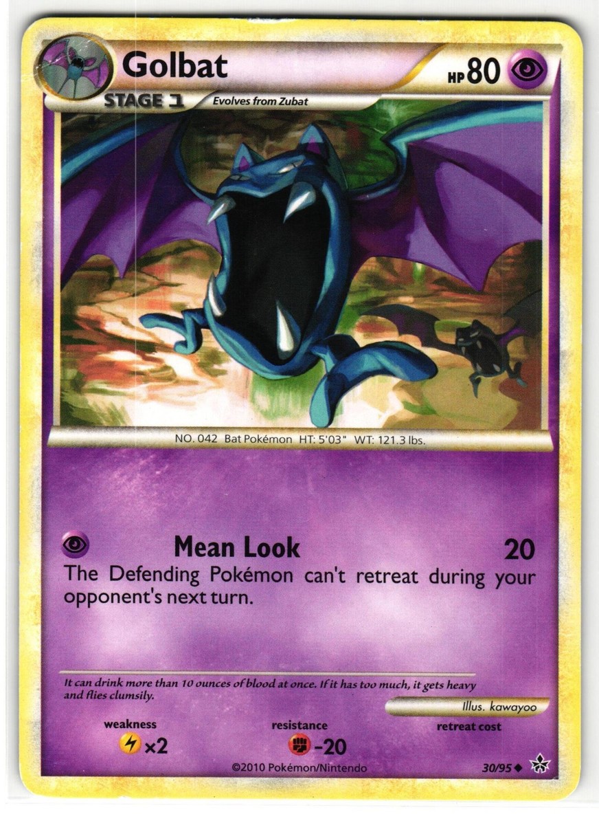 GOLBAT 30/95 HGSS UNLEASHED ENGLISH POKEMON TCG