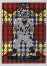 2024 Panini Mosaic Choice Fusion Red & Yellow Prizm 74/80 John Lynch HOF 07qw