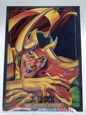 2024 LOKI MARVEL MASTERPIECES PLATINUM '92 TRADING CARD 50 SKYBOX