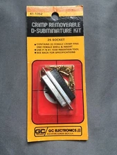 Vintage 25-Pin Female Crimp Removeable D-SUB Kit GC Electronics  41-1052