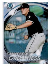 2020 Bowman Draft Glimpses of Greatness Refractor Andrew Vaughn  SN250 GOG-AV