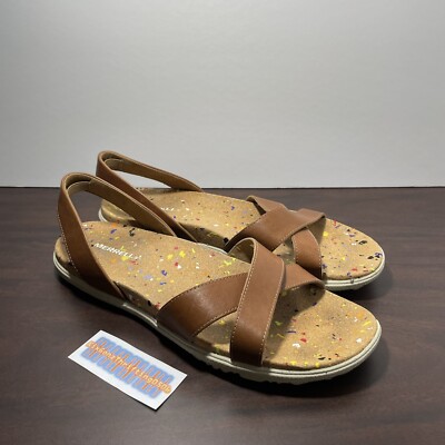 Merrell Syrah Womens Size 11 Brown Napa Valley Cork Sling