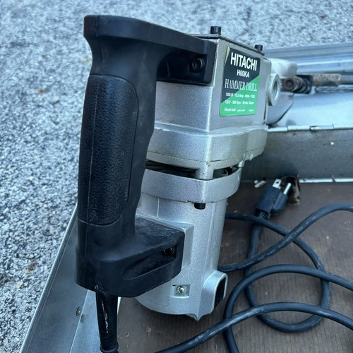 Rare Hitachi Koki H60KA Heavy Duty Hammer Drill C325344A W Case + Bits Near Mint - Picture 16 of 24