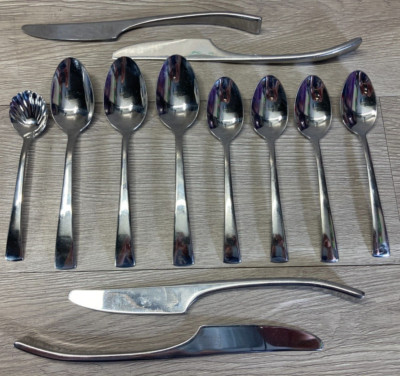 JA Henckels International CLASSICO Stainless 18/10 Spoon and Knife Set Lot - 12