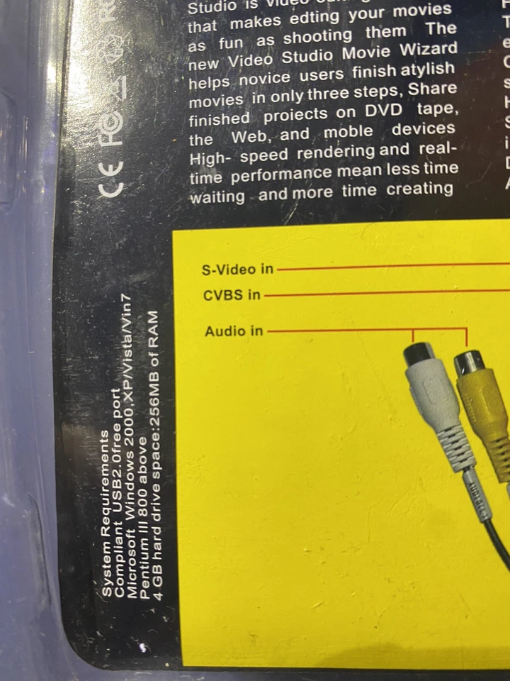 USB 2.0 Audio TV Video VHS to DVD VCR PC DVR HDD Converter Adapter Capture Card - Image 4 of 4