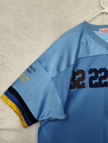 Mitchell Ness Throwback Running Back Of The Century Men Jersey 54 Blue Polyester - Picture 2 of 18