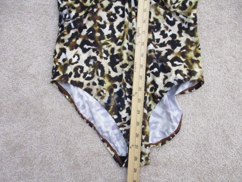 Traje de baño Amoressa de Miraclesuit talla 12 Obsessed Spirit 1 pieza leopardo - Imagen 6 de 12