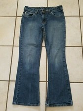 Carhartt Ladies bootcut Jeans medium wash 32" x 27"