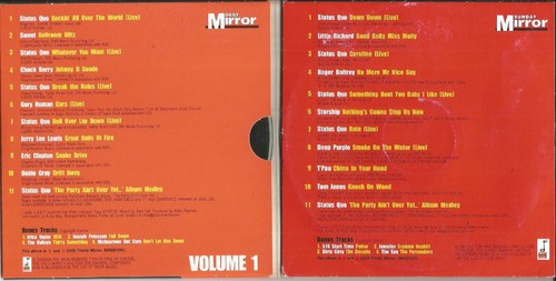 STATUS QUO & FRIENDS - 2 DISCS - MIRROR PROMO MUSIC CD - Bild 2 von 2