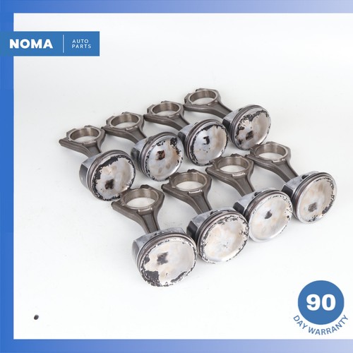 10-23 Range Rover L405 L494 5.0L S/C Engine Piston Connecting Rod Set of 8 OEM - Picture 2 of 23