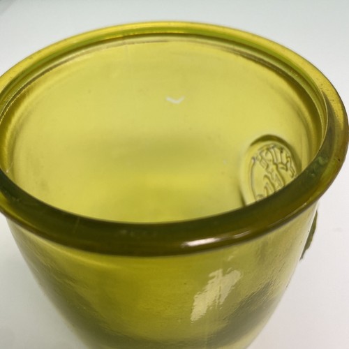 Vidrios San Miguel 100% recyceltes Glas Gelber Becher 4" Trinkglas Scratch* - Bild 7 von 7