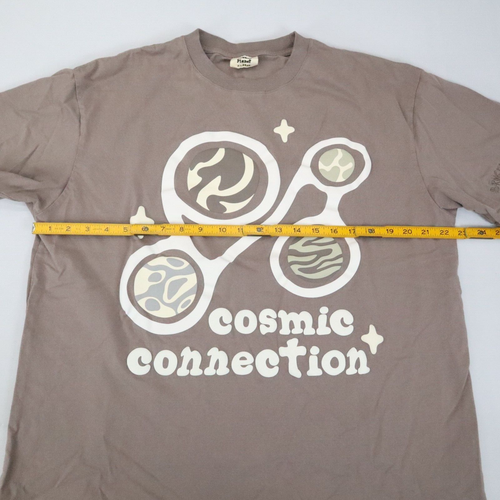 Broken Planet Cosmic Connection T-Shirt Gr. XL grau Puffy Grafik - Bild 6 von 7