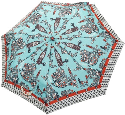 Knirps BLUTSGESCHWISTER Regenschirm für Damen, City Schirm, New York umbrella