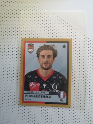 Pierre Louis Barassi LOU Sticker Panini Rugby 2021 2022 Top 14 #98 | eBay