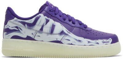 Nike Air Force 1 Low Purple Skeleton CU8067-500 Men Size