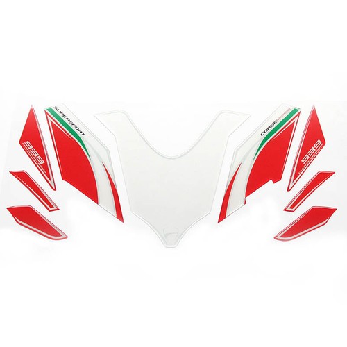 3D Gel Complete Fairing Pad Decal Sticker For Ducati Supersport 939 2016 2017 - Picture 13 of 14