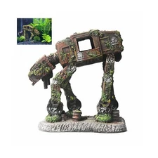 fazhongfa Aquarium Ornament Robot Dog Cool Walking Land Fish Tank Decorations...