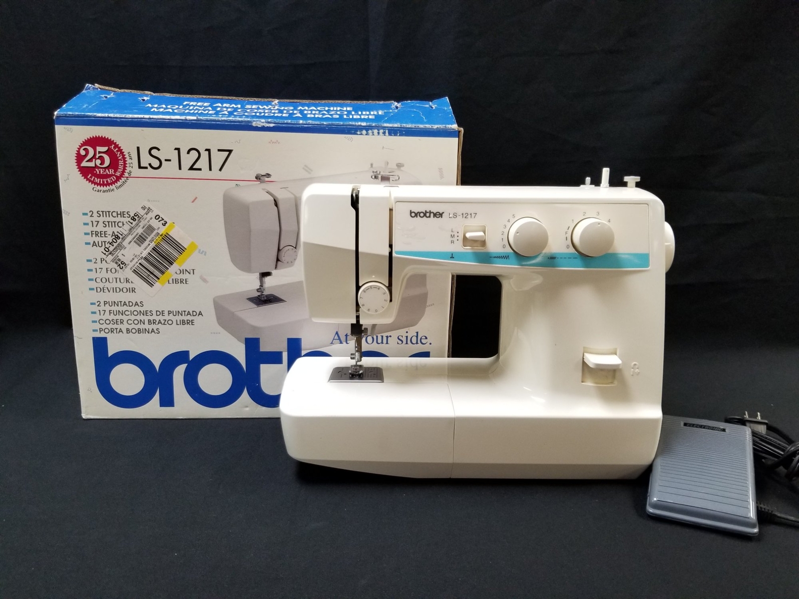 BROTHER LS1217 Sewing Machine Free Arm WORKING Except For Bobbin Winder Feature eBay