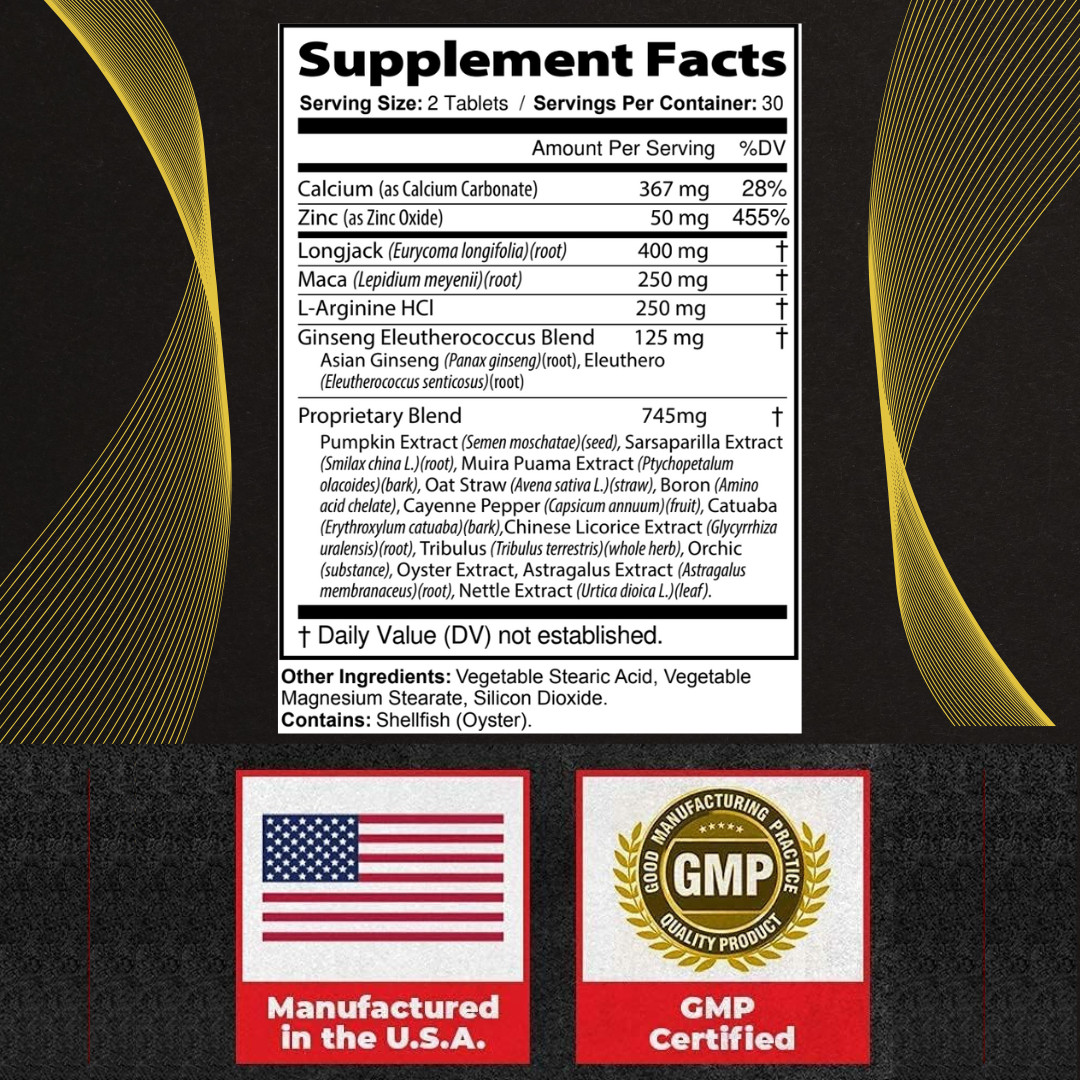 BoostUp for Men Boost Up Male Performance Test Booster - 8 Bottles