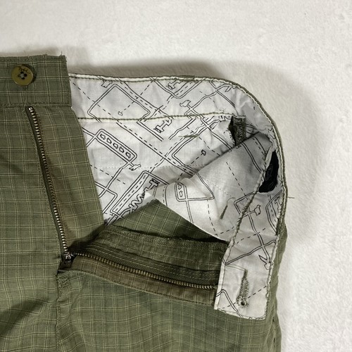 Boys Tony Hawk Shorts Green Plaid Size 18 Skater Preppy - Picture 7 of 8